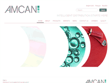 Tablet Screenshot of amcan.fr